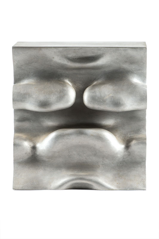 Wilhelm Loth, 1920-1993, Weiblicher Torso, Aluminium-Skulptur, monogrammiert WL, num. 7/50, ca. 27x25x16,5 cm
