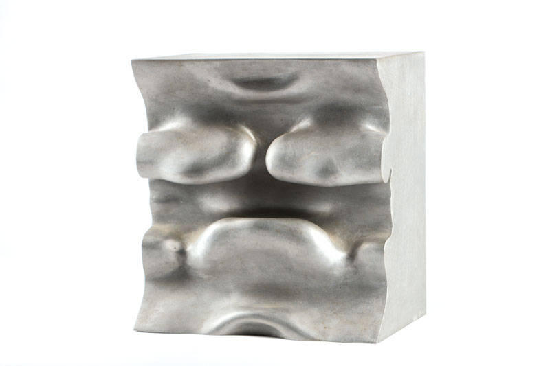 Detail a: Wilhelm Loth, 1920-1993, Weiblicher Torso, Aluminium-Skulptur, monogrammiert WL, num. 7/50, ca. 27x25x16,5 cm
