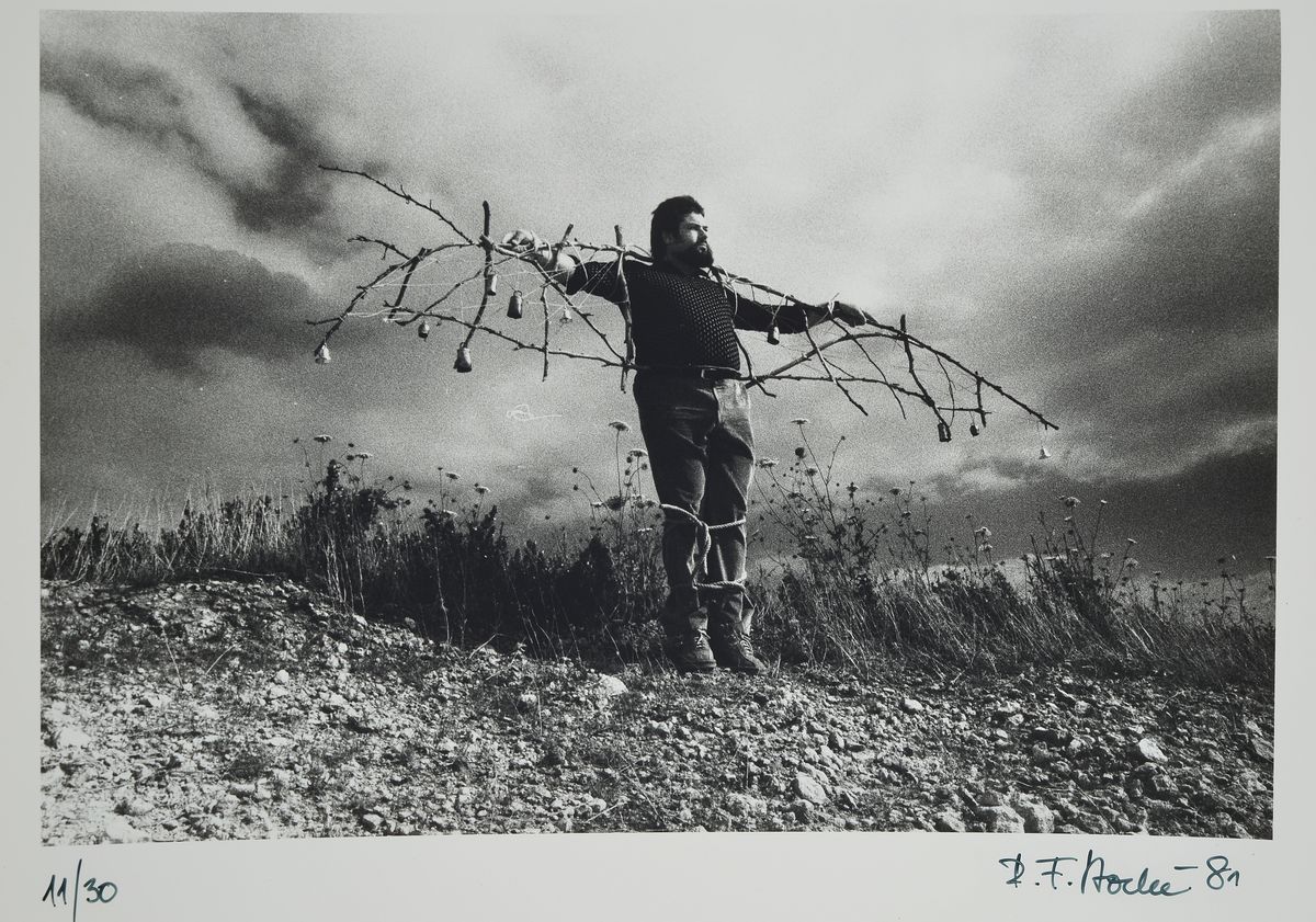 Rainer F. Stocké, geb. 1951 Pfalz, Die verborgene Symbolwelt des Werner Holz, Mappe mit 4 Fotografien, handsign.