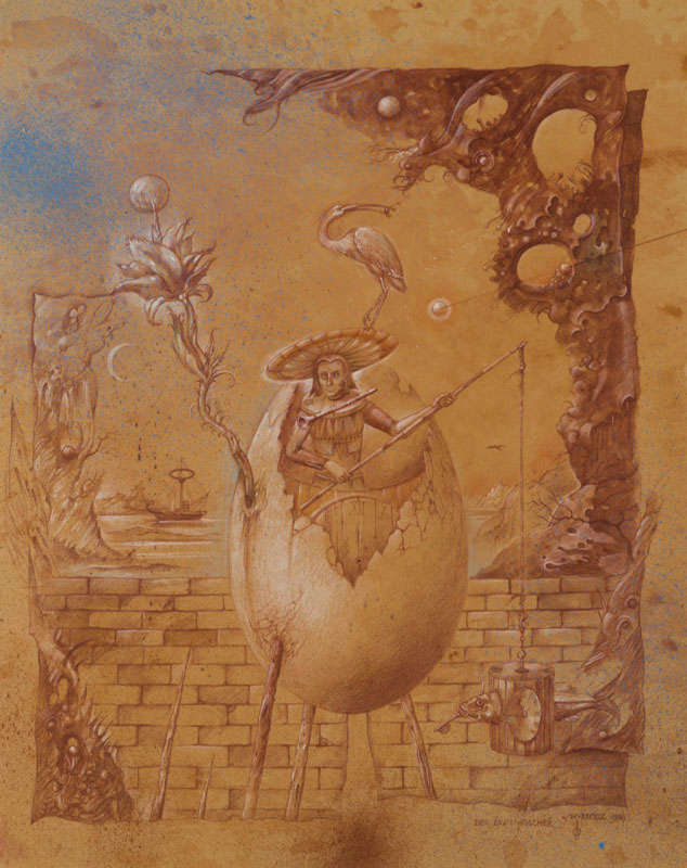 Werner Holz, 1948-1991, Konvolut aus 2 Lithografien und einem Offset-Print, handsign., Blattgr. 51x41 cm, unter Glas gerahmt