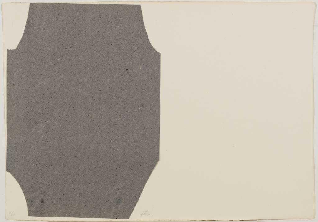 Antoni Tapies, 1923-2012, Lithografie/Collage, handsign., num. VI/XV, Blattgr. 39x55 cm