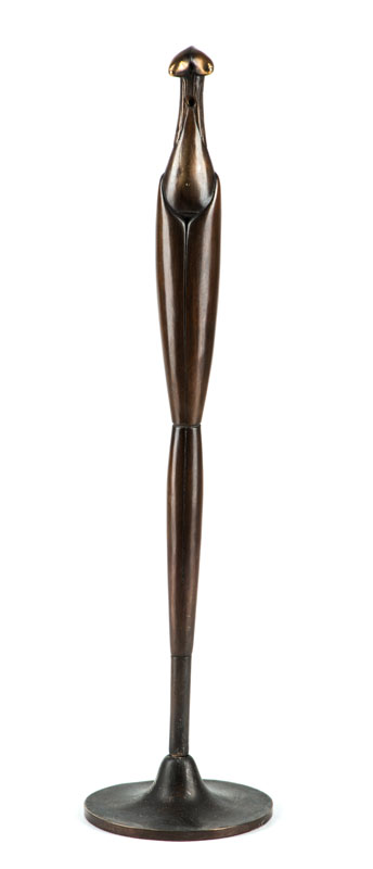 Paul Wunderlich, 1927-2010, Stele des Salomons, Bronzeskulptur, sign., num., ca. 39x9cm