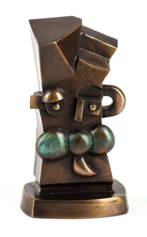 Otmar Alt, geb. 1940, Bronzeskulptur, sign.,num. 69/299, ca. 16x8x6 cm