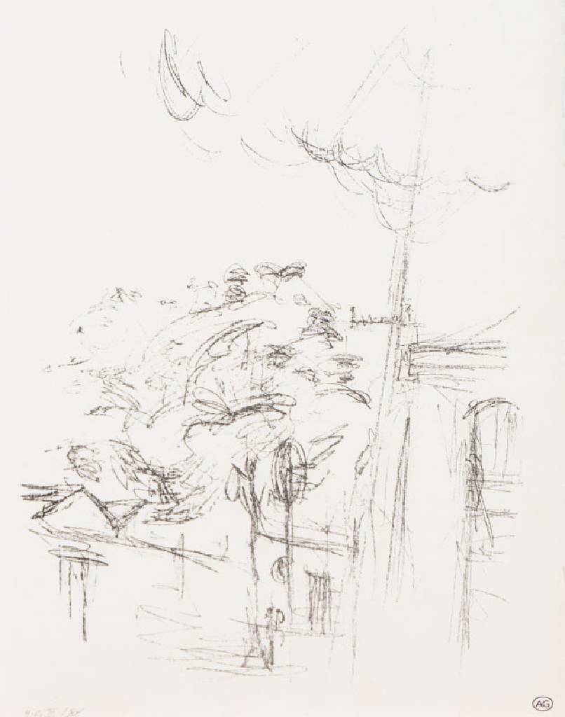 Alberto Giacometti, 1901-1966, 2 Lithographien, jeweils re unten mit Nachlassstempel AG, li unten bezeichnet H.C. V/XX, III/XX, Blattgr. 42x32,5 cm