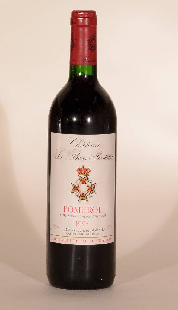 1 Flasche 1995 Chateau Le Bon Pasteur, Pomerol, ca. 75 cl, 13 % Vol., Füllstand: ca. into neck, unverkostet, Kapsel l. berieben sonst guter ...