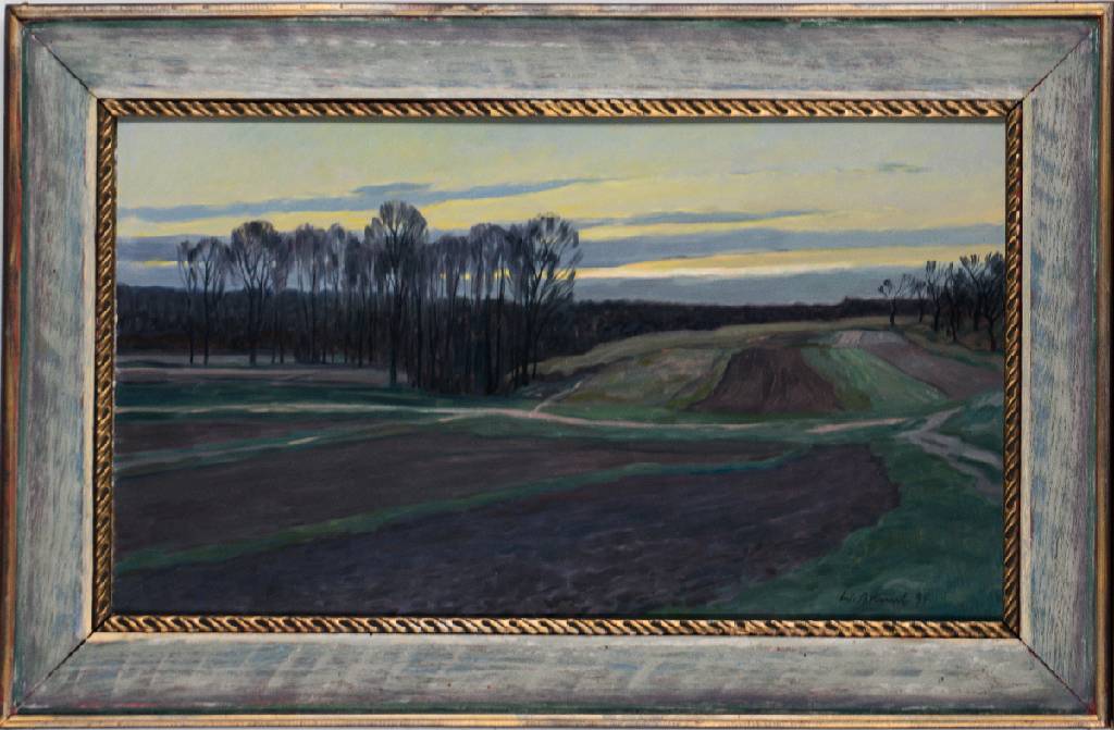Werner Brand, geb. 1933 Löbau, Rülzheim, Öl/Hartfaser, sign., dat. 1997, ca. 40x62 cm, Künstlerrahmen, gesamt 50x77 cm