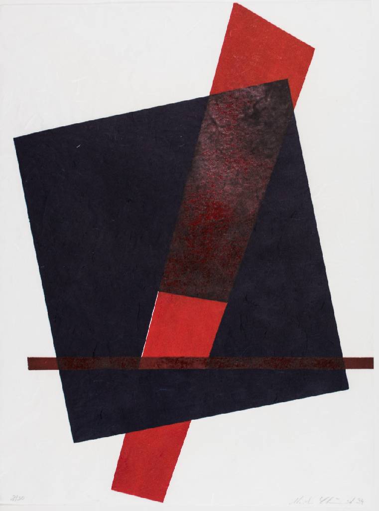 Martin Schöneich, geb. 1955, Linolschnitt, sign., num. 2/30, dat. 94, Blattgr. 79,5x59,5 cm