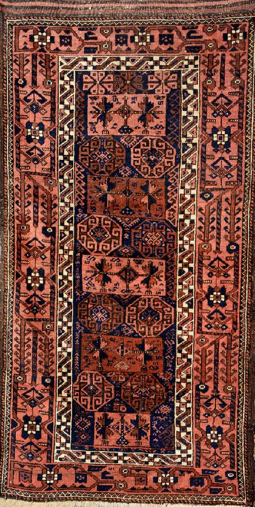 Belutsch antik, Persien, um 1900, Wolle aufWolle, ca. 177 x 91 cm, EHZ: 3-4