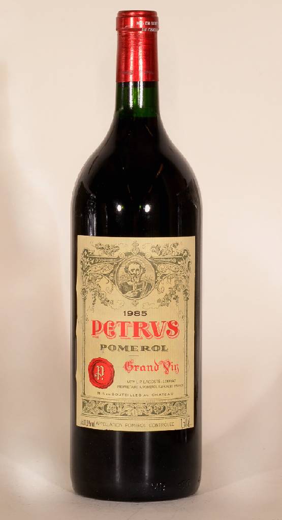 1 Magnumflasche 1985 Chateau Petrus, Pomerol, 12,6 % Vol., ca. 150 cl, Füllstand: ca. into neck, unverkostet, sehr guter Erhaltungszustand, sehr ...