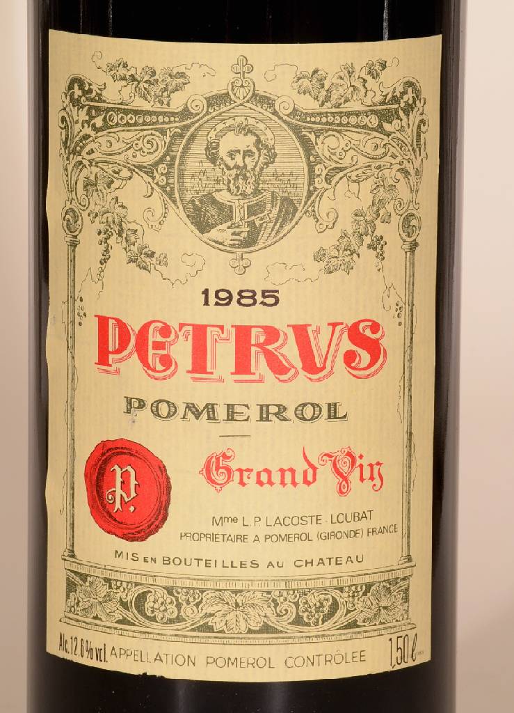 Detail a: 1 Magnumflasche 1985 Chateau Petrus, Pomerol, 12,6 % Vol., ca. 150 cl, Füllstand: ca. into neck, unverkostet, sehr guter Erhaltungszustand, sehr ...