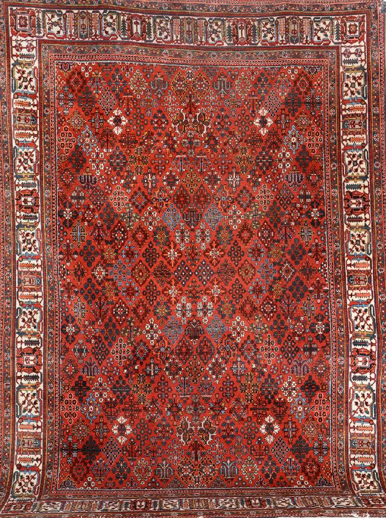 Meymeh alt, Persien, ca. 50 Jahre, Wolle auf Baumwolle, ca. 337 x 234 cm, EHZ: 3