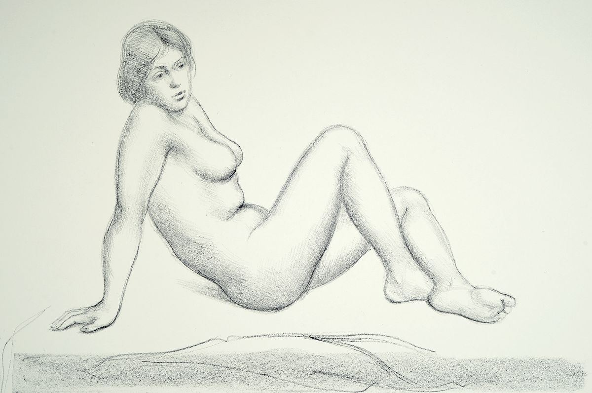 Detail c: Ferruccio Mataresi, 1928-2009, Konvolut aus 4 Weiblichen Akten, je sign., unterschiedlich num., 2x ca. 45x66, 2x ca. 71x50 cm