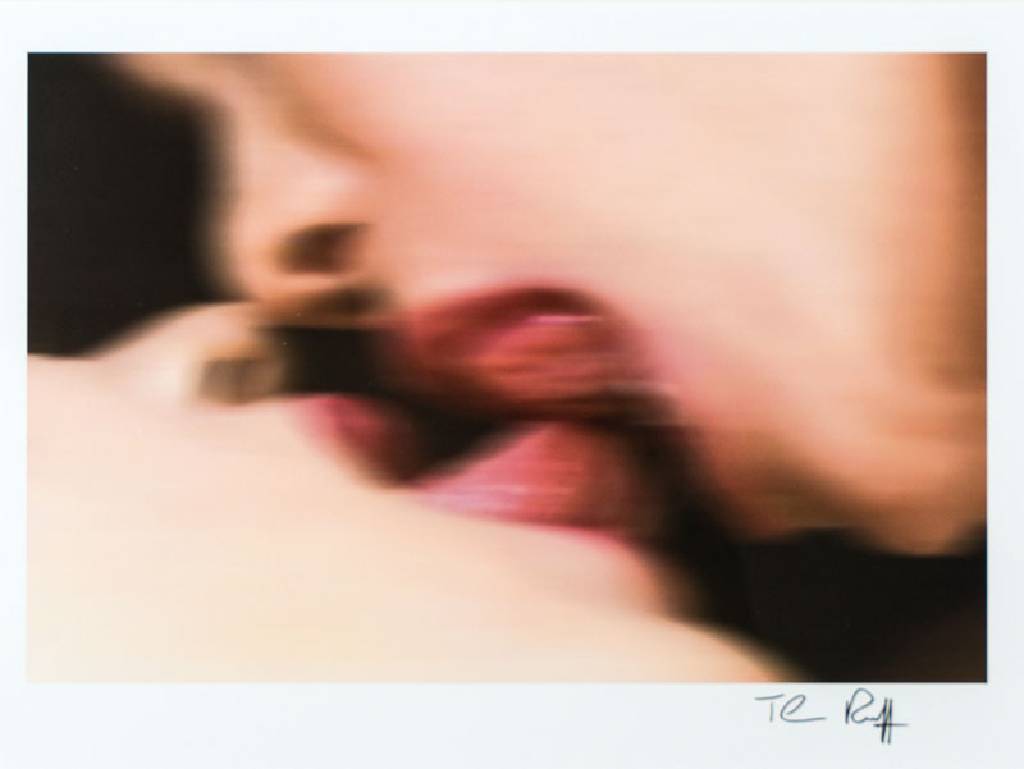 Thomas Ruff, geb. 1958, nudes ez 14, Offset-Lithografie auf Karton, handsign., Blattgr. 40x55 cm, unter Glas gerahmt, gesamt 53x63 cm