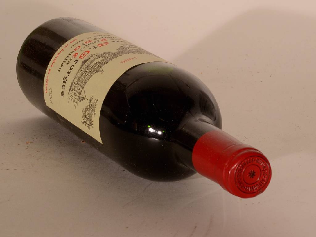 Detail b: 12 Flaschen 1985 Chateau Saint Georges, St. Georges-St. Emilion, je ca. 75 cl, unverkostet, Füllstände: 10x topshoulder & 2x upper mid shoulder, 2 ...