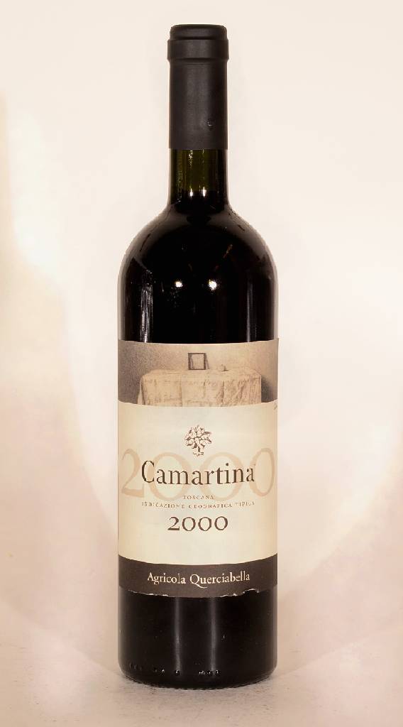 6 Flaschen 2000er Camartina, Agricola Querciabella, Greve, Toscana, je ca. 75 cl, 14 % Vol., Füllstände: je ca. into neck, sehr gute ...