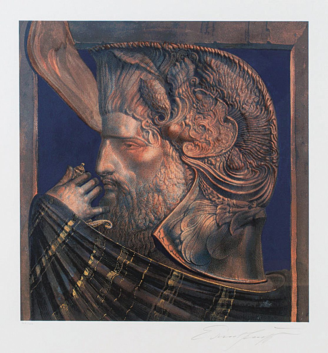 Ernst Fuchs, 1930-2015, Mappe Highlights I, 5 Farbserigraphien, je handsign., num. 308/450, Hrsg. The Editors München, inkl. Zertifikat, ...