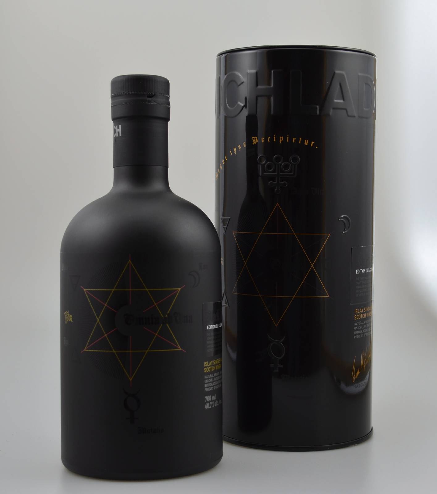 1 Flasche 1989 Islay Single Malt Scotch Whisky, Bruichladdich Black Art Edition 03.1 von Jim Mc Ewan, ca. 700 ml, 51.1 % Vol., sehr guter ...