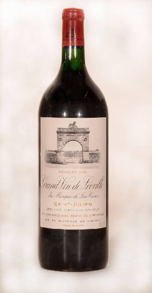 1 Magnumflasche 1985 Grand Vin de Leoville du Marquis de Las Cases, Saint-Julien, ca. 150 cl, Füllstand: ca. top shoulder, unverkostet, sehr guter ...