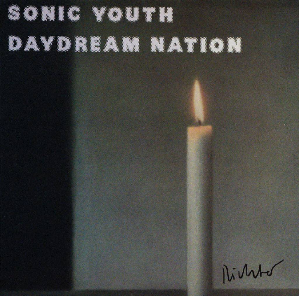 Gerhard Richter, geb. 1932, Sonic Youth Daydream Nation, Doppel-LP, Offset-Print handsign., ca. 31x31 cm, in Schutzhülle
