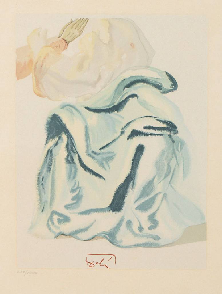 Salvador Dali, 1904-1989, Im Feuerhimmel, Lithografie aus "Die Göttliche Komödie", im Druck sign., num. 200/1000, Blattgr. 25x20 cm, ...