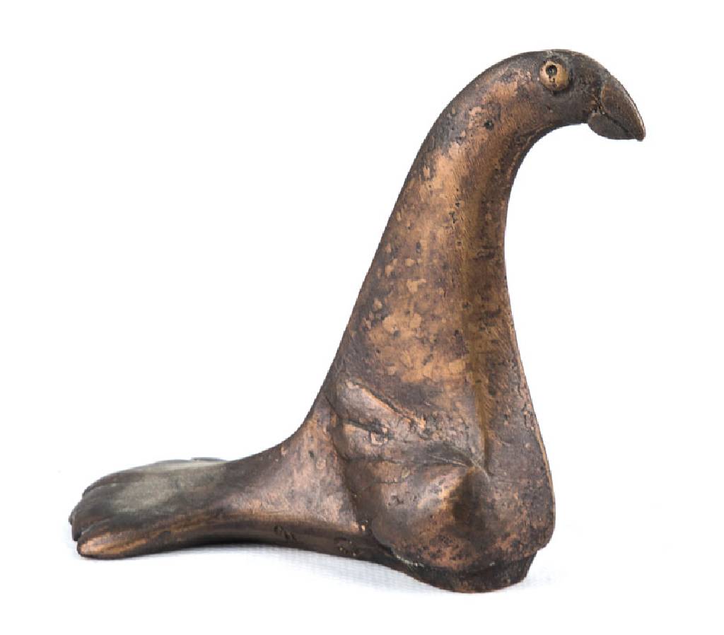 Gernot Rumpf, geb. 1941 Kaiserslautern, Elwetritsche, Bronzeskulptur, monogr., num. 1/25, Gießerstempel, ca. 11,5x13 cm