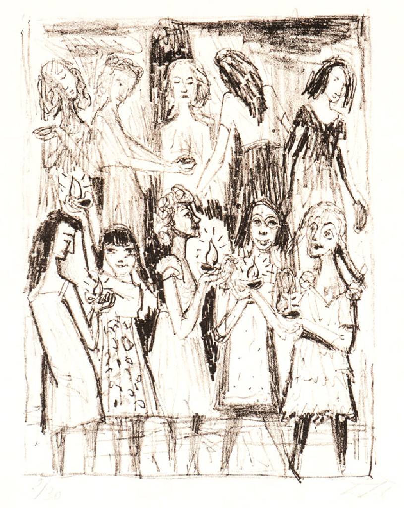 Otto Dix, 1891-1969, Radierung auf Japanpapier, 1960, handsign., num. 2/30, Platte ca. 28x21,5 cm, Blattgr. ca. 41x33 cm
