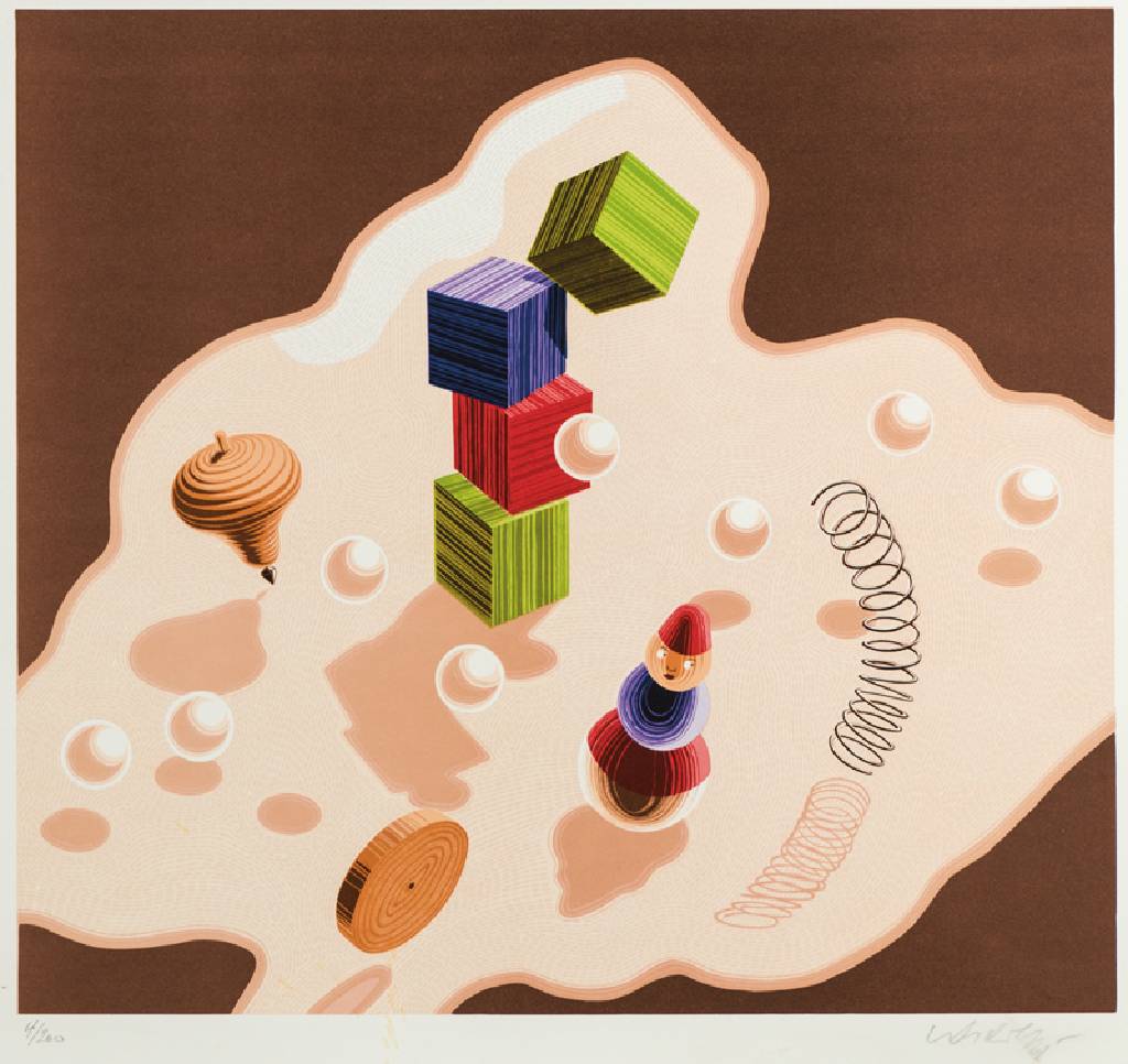 Victor Vasarely, 1906-1997, Spielzeug, Serigraphie, handsign., num. 4/200, Blattgr. 56x76 cm
