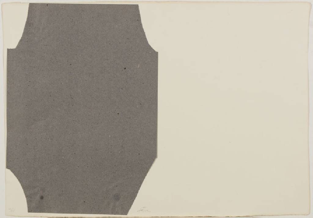 Antoni Tapies, 1923-2012, Lithografie/Collage, handsign., num. VI/XV, Blattgr. 39x55 cm