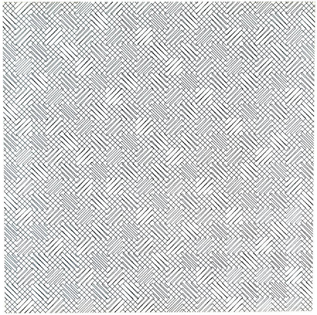 Francois Morellet, 1926-2016, Serigraphie, sign., num. 47/90, Blattgr. 68,5x68,5 cm