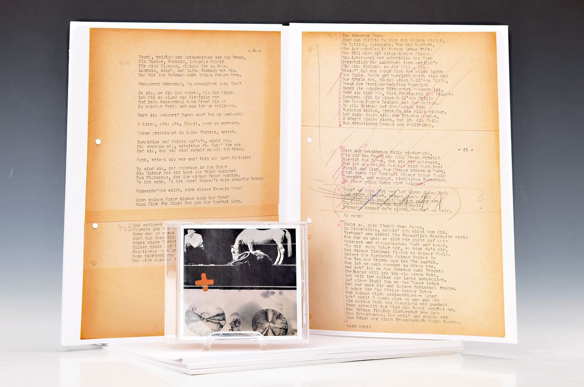 Joseph Beuys, 1921-1986, Iphigenie/Titus Andronicus, 1969/2009, vier 7-teilige Leporellos, Digital-Pigmentdruck, Auflage 150,Hrsg. Schellmann New ...