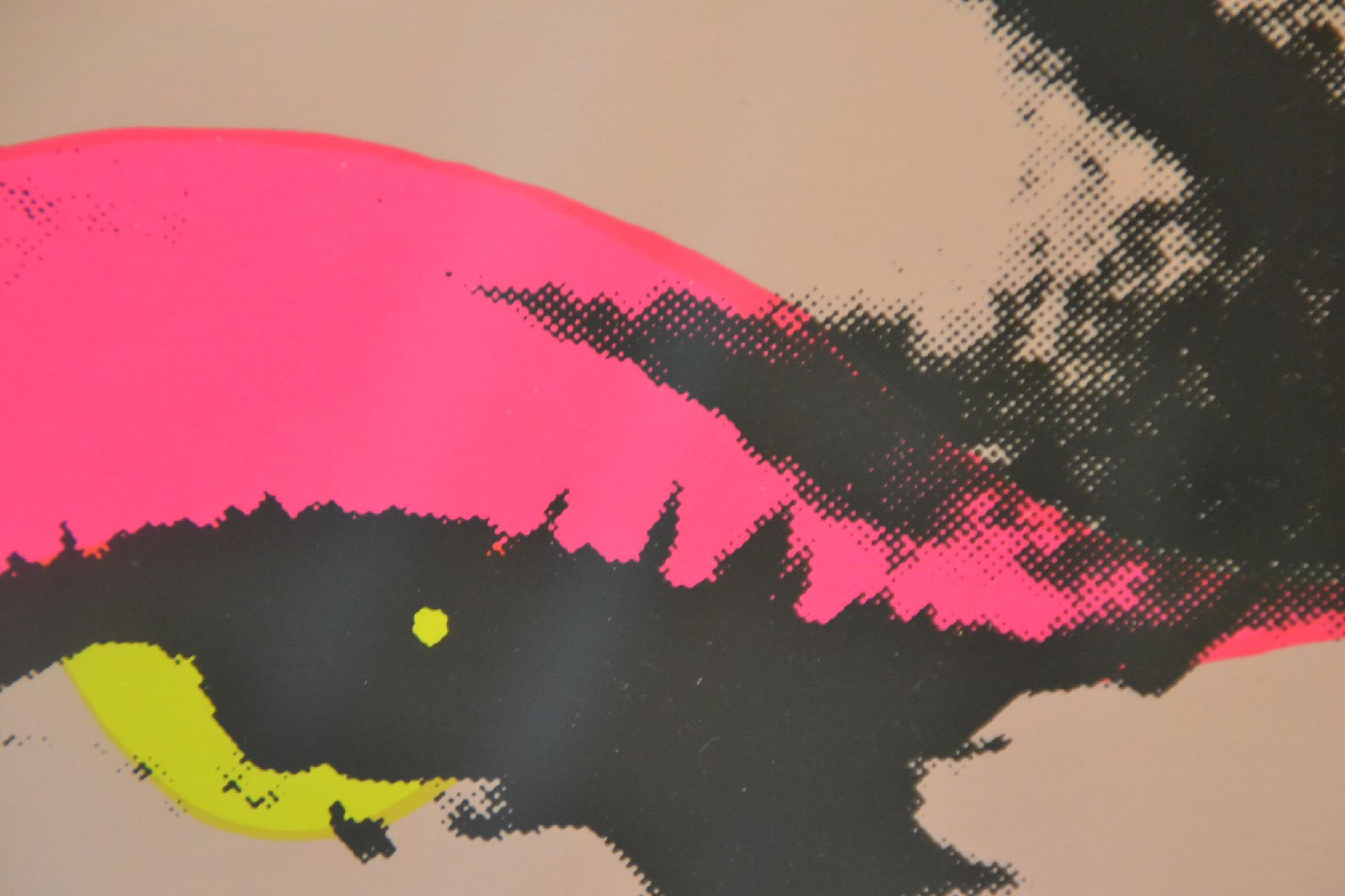Detail c: Nach Andy Warhol, Marilyn Monroe, Farbserigraphie, unter Glas gerahmt, ca. 90,5x91 cm, gesamt 101x101 cm