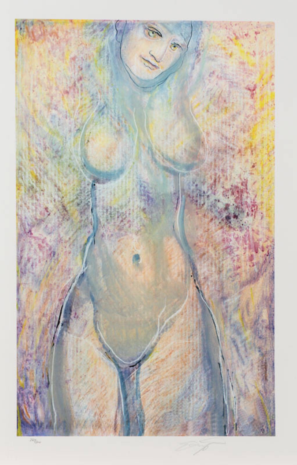 Ernst Fuchs, 1930-2015, Lolita, Farblithografie, handsign., num. 272/300, Blattgr. 61x39,5 cm