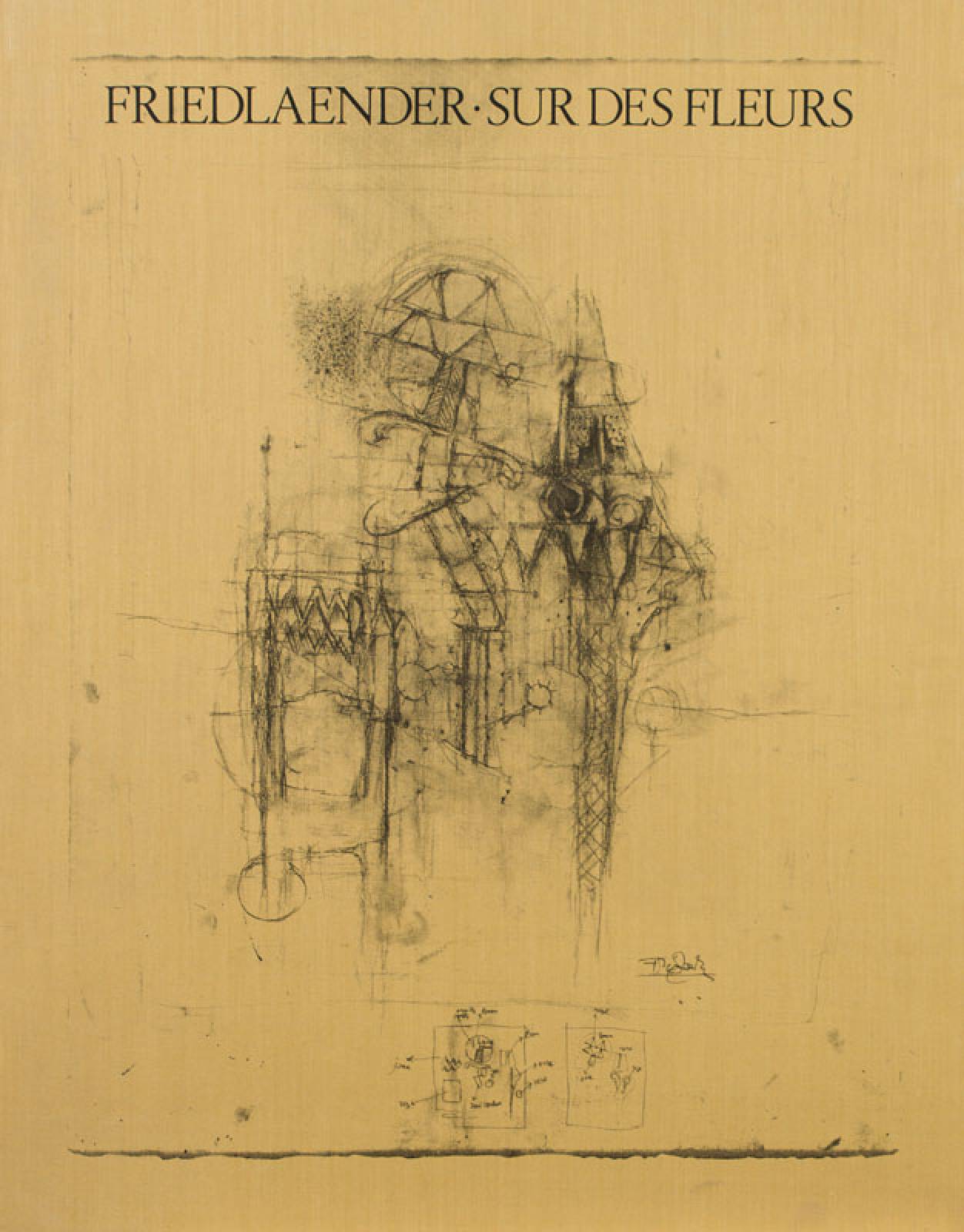 Johnny Friedländer, 1912-1992, Sur des Fleurs, 1978, Leinenmappe mit 5 Farbradierungen, je handsign., num. 16/135 und 5 Granolithographien, ...