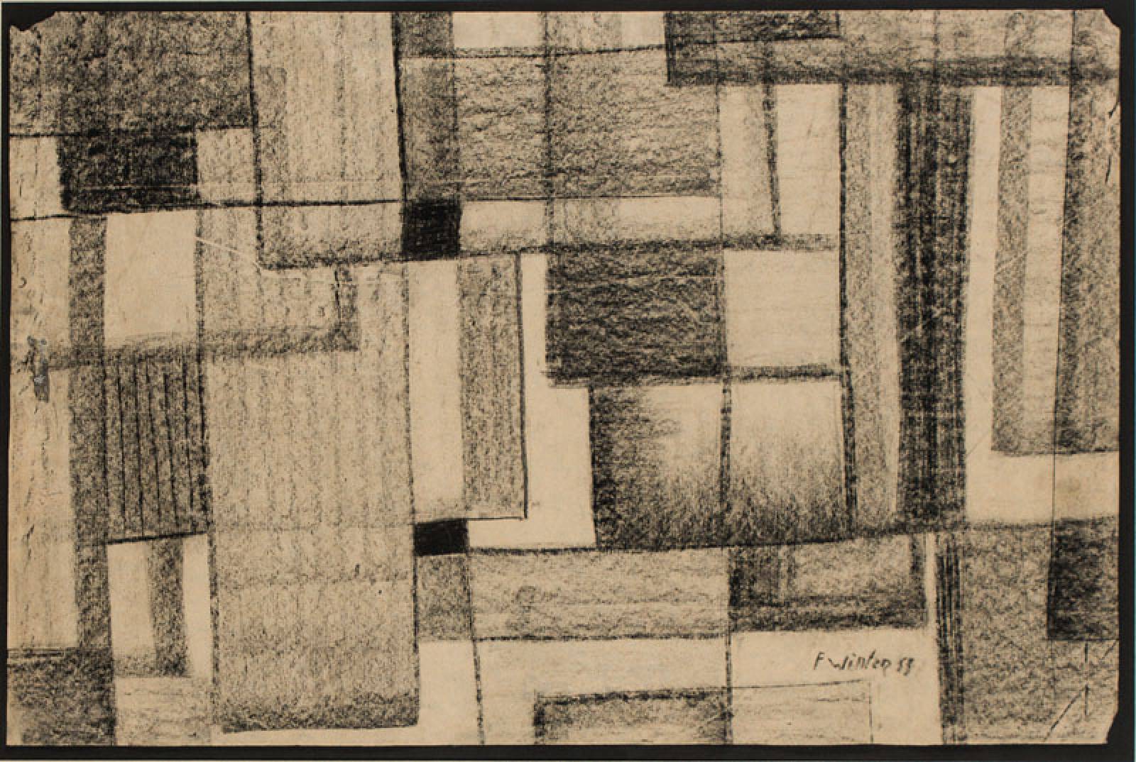Fritz Winter, 1905 Altenbögge-1976 Herrsching am Ammersee, Studium am Dessauer Bauhaus, bei Paul Klee und Oskar Schlemmer, eng befreundet mit Ernst ...