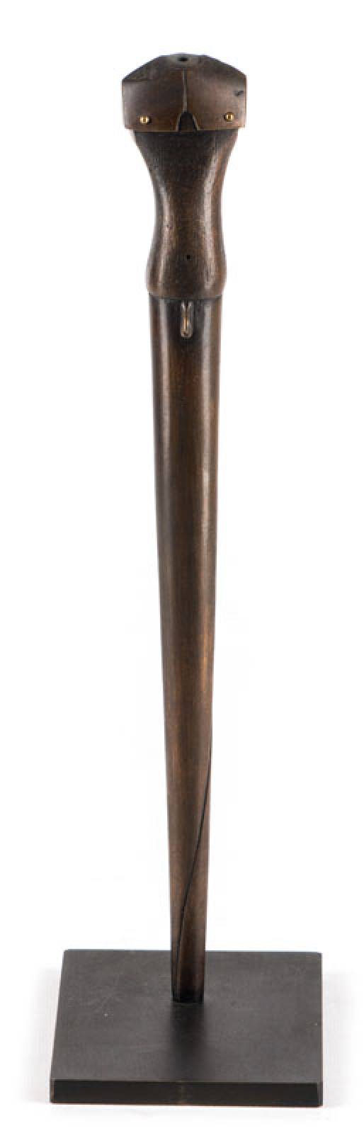 Paul Wunderlich, 1927-2010, Stele des Hermes, Bronzeskulptur, sign., num. 180/1250, H. 38 cm