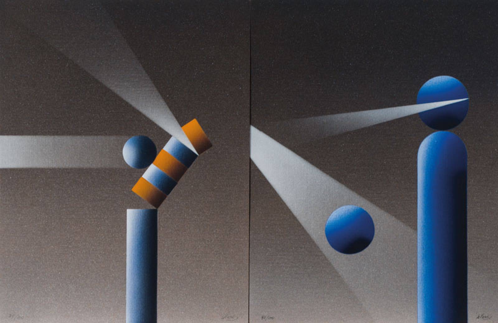 Julio Le Parc, geb. 1928, Konvolut aus 7 Serigraphien, je sign., Auflage 100, Blattgr. je 32,5x25 cm