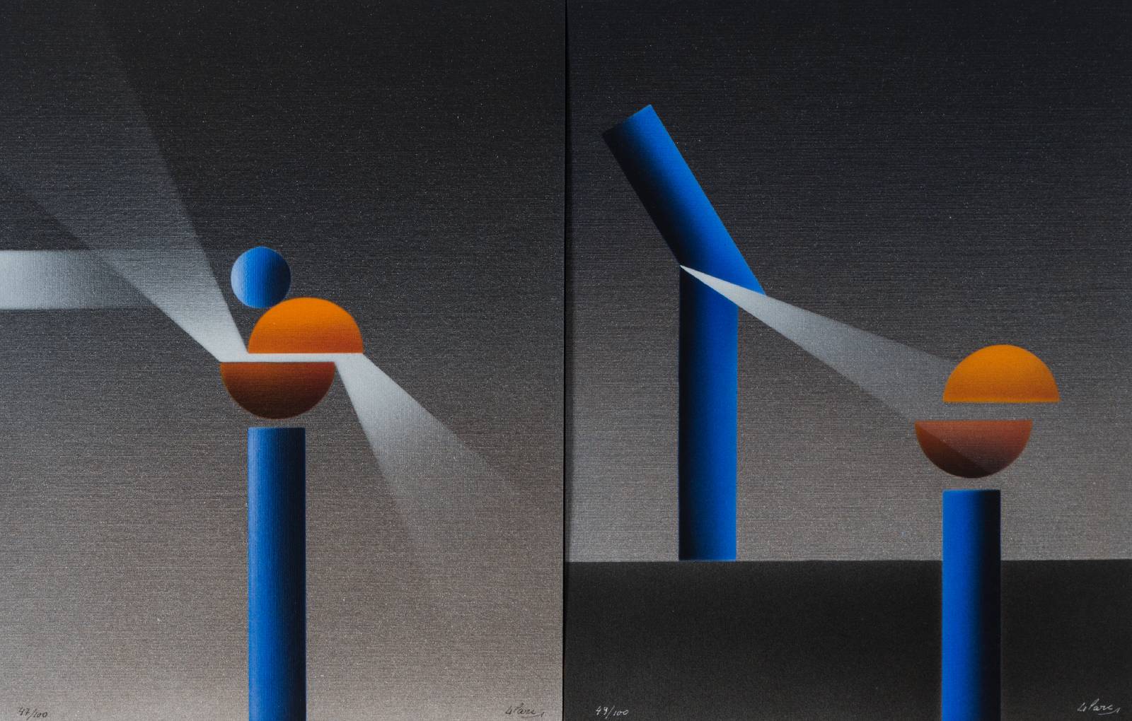 Detail a: Julio Le Parc, geb. 1928, Konvolut aus 7 Serigraphien, je sign., Auflage 100, Blattgr. je 32,5x25 cm