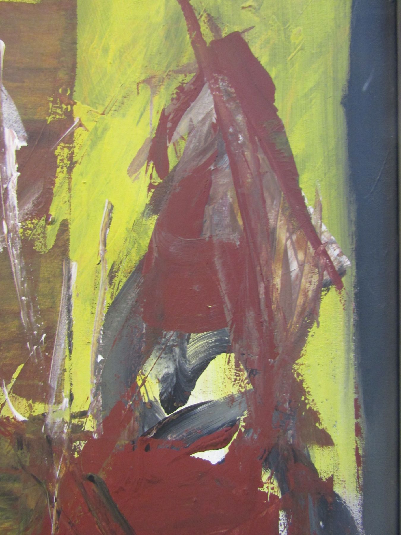 Detail c: Sylvia Roersch, Acryl/Lwd, sign., dat. 96, ca. 111,5x101,5 cm
