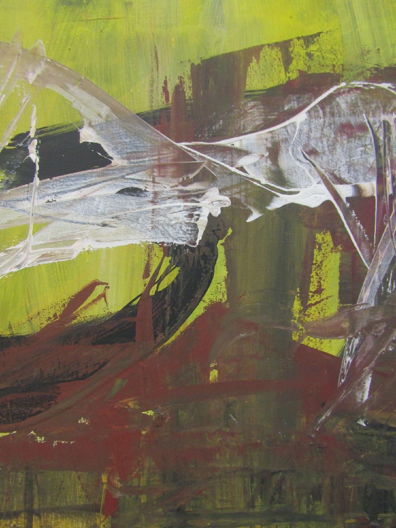 Detail e: Sylvia Roersch, Acryl/Lwd, sign., dat. 96, ca. 111,5x101,5 cm