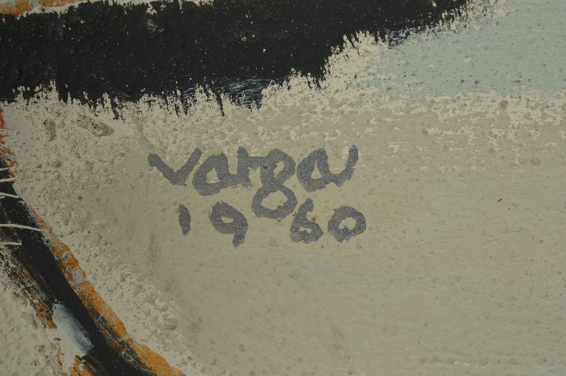 Detail a: Ferenc "Feri" Varga, 1906 Terezföld/ungarn- 1989 Neustadt/Wstr., ungarisch-französischer Maler, Grafiker und Bildhauer, im Freundeskreis ...