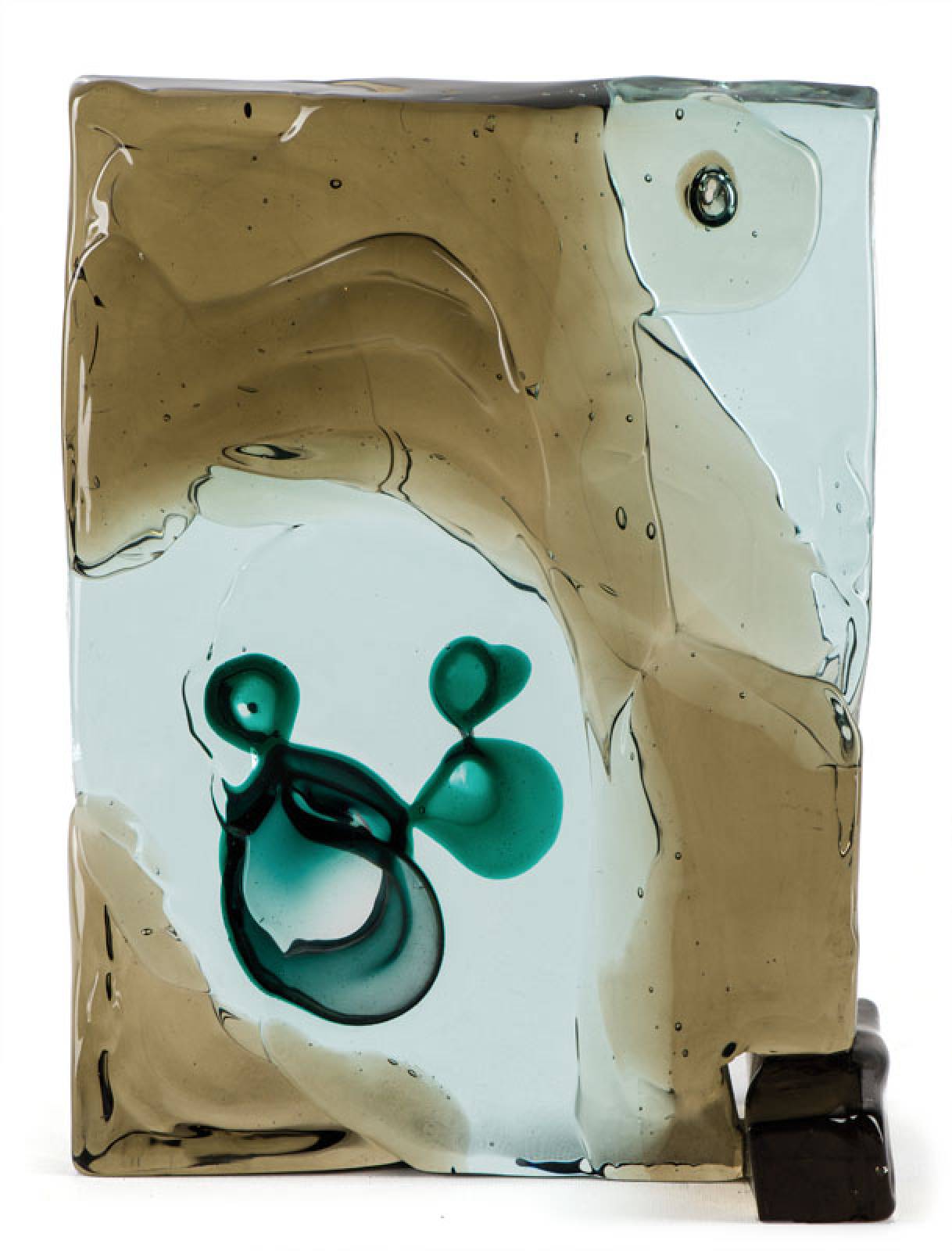 Alfredo Barbini, 1912-2007, Glasskulptur, sign., ca. 40x29x14 cm