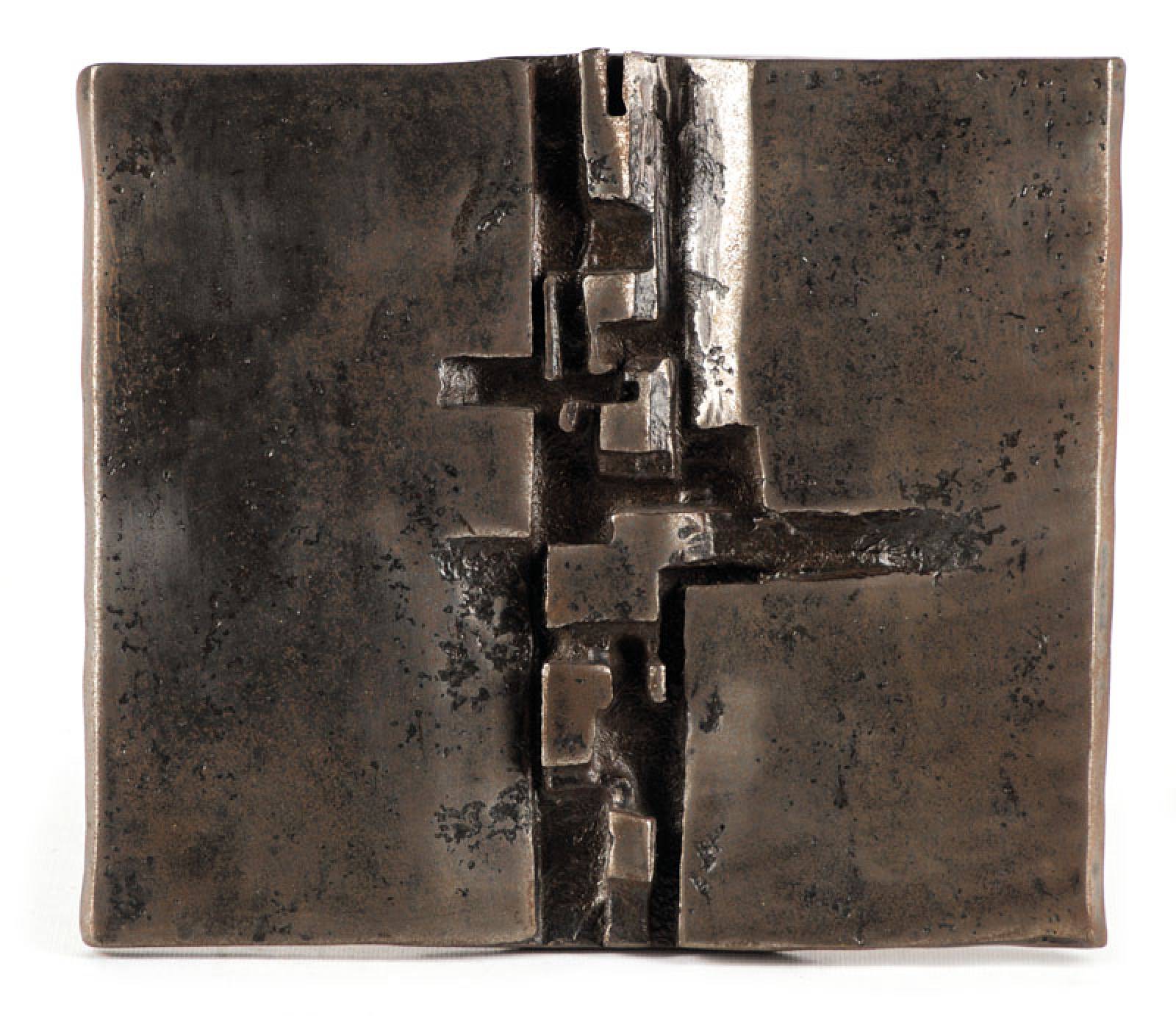 Helmut Lander, 1924 Weimar-2013 Darmstadt, Eisenrelief, ca. 23,5x27 cm