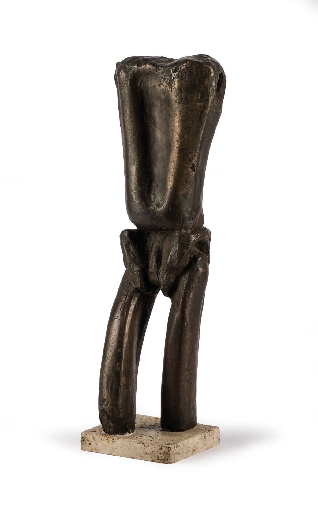 wohl Helmut Lander, Bronzeskulptur , unsign., H. ca. 41,5 cm