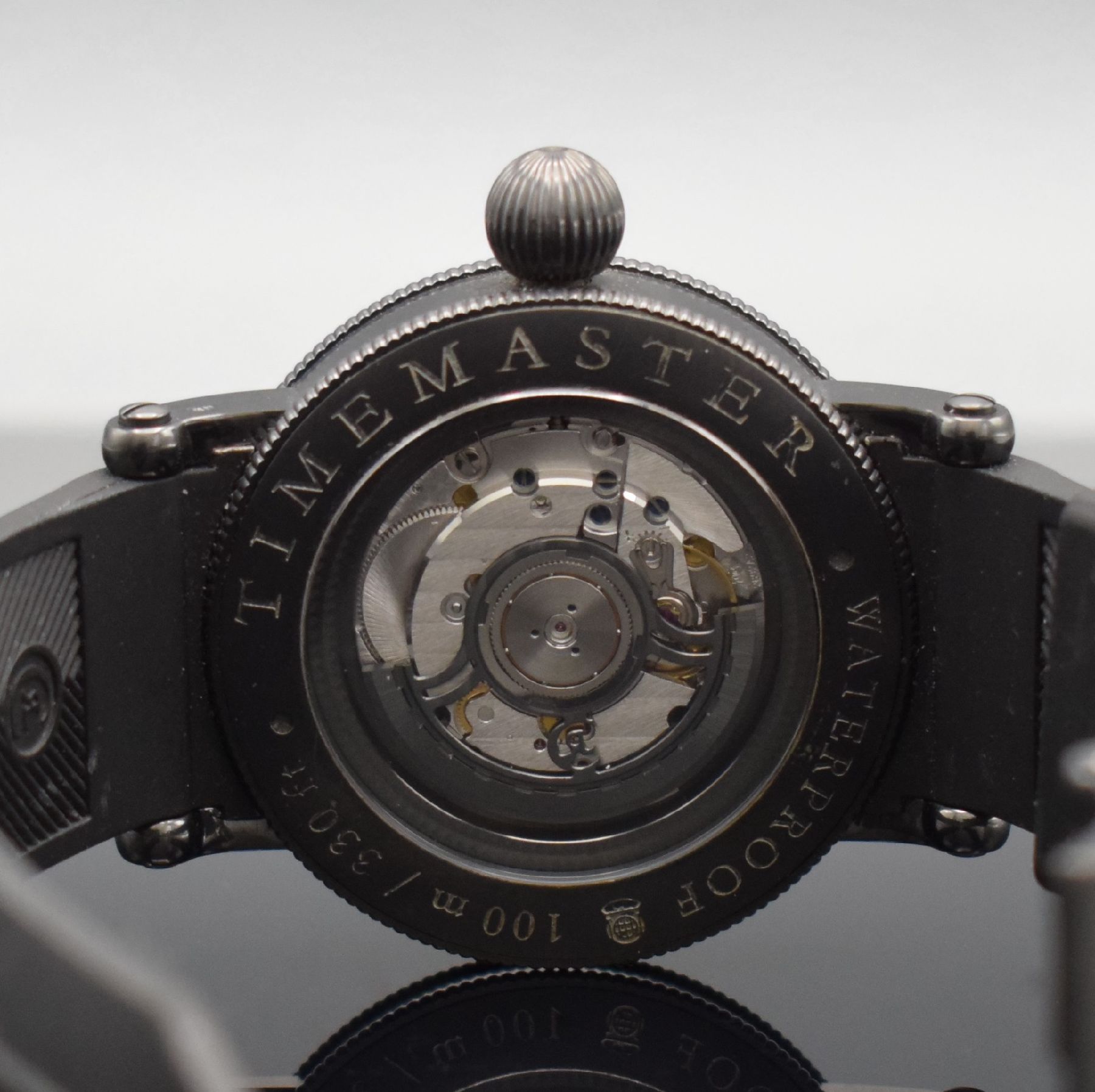 Detail e: CHRONOSWISS Timemaster Herrenarmbanduhr mit Großdatum & Gangreserveanzeige, Automatik, Ref. CH 3535 ST, PVD beschichtetes Edelstahlgeh. inkl. orig. ...