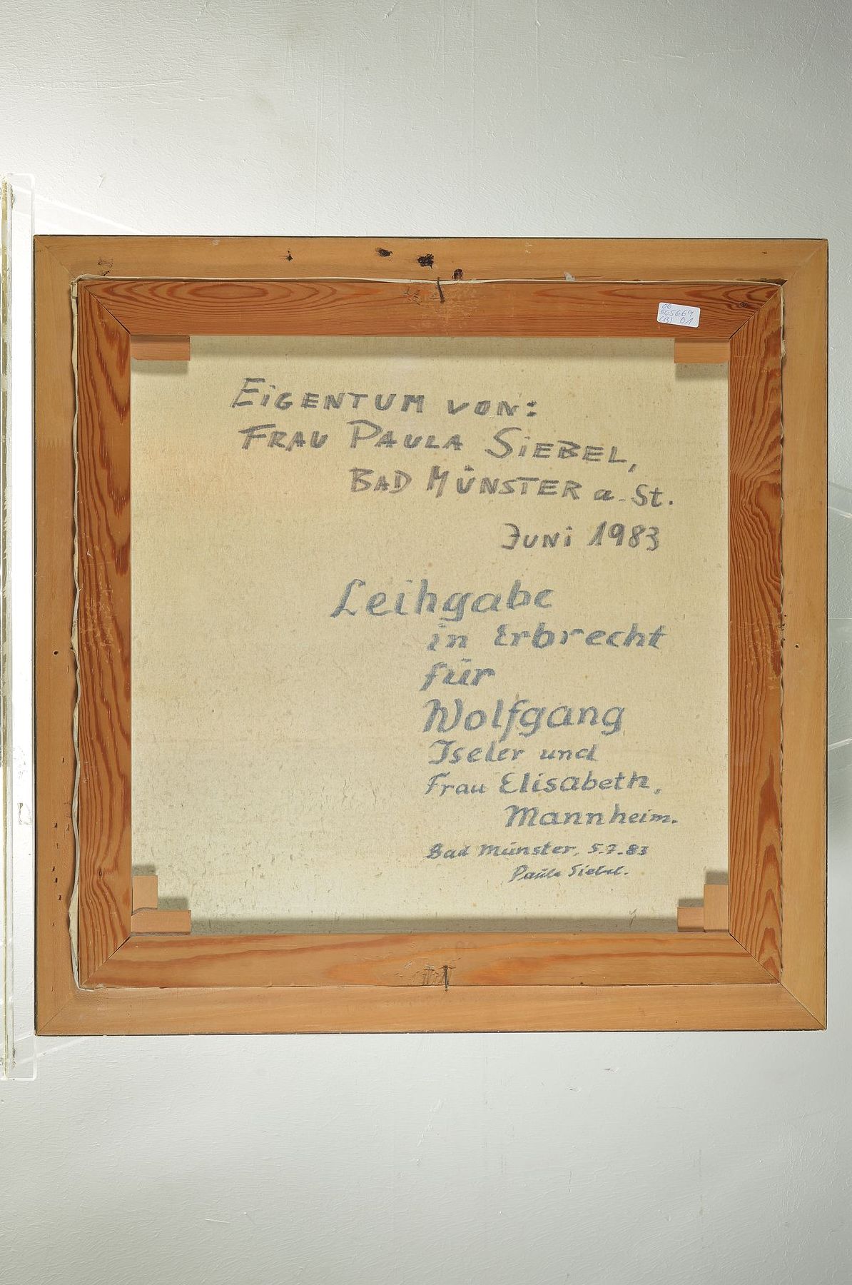 Detail a: Lisi Tang (Lai Si Tang), geb. 1944 Hongkong,zuerst Schülerin ihres Vaters, eines traditionellen chinesischen Malers, ab 1964 Kunsthochschule ...