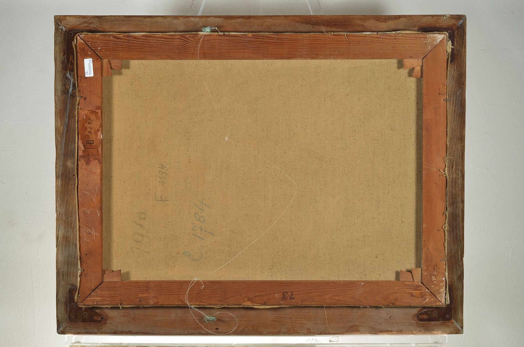 Detail a: José Maria de Togores, 1893 - 1970, zwei Frauenakte, Öl/Lwd, re. u. signiert, rückseitig mit versch. Nummern bezeichnet: 1910; F 1194; C 1784, ca. ...
