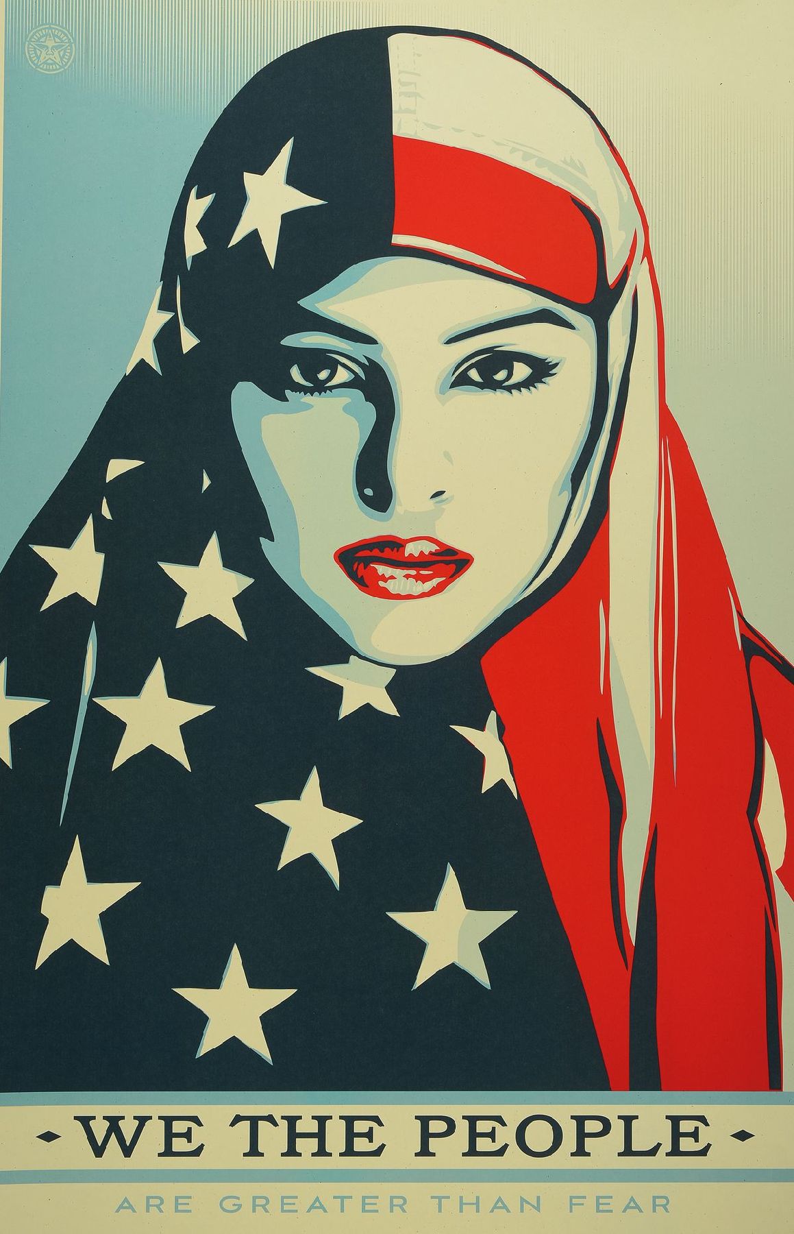 Shepard Fairey, geb. 1970, We are the people, Konvolut aus 3 Siebdrucken, offene Edition, Blattgr. je 91x61 cm