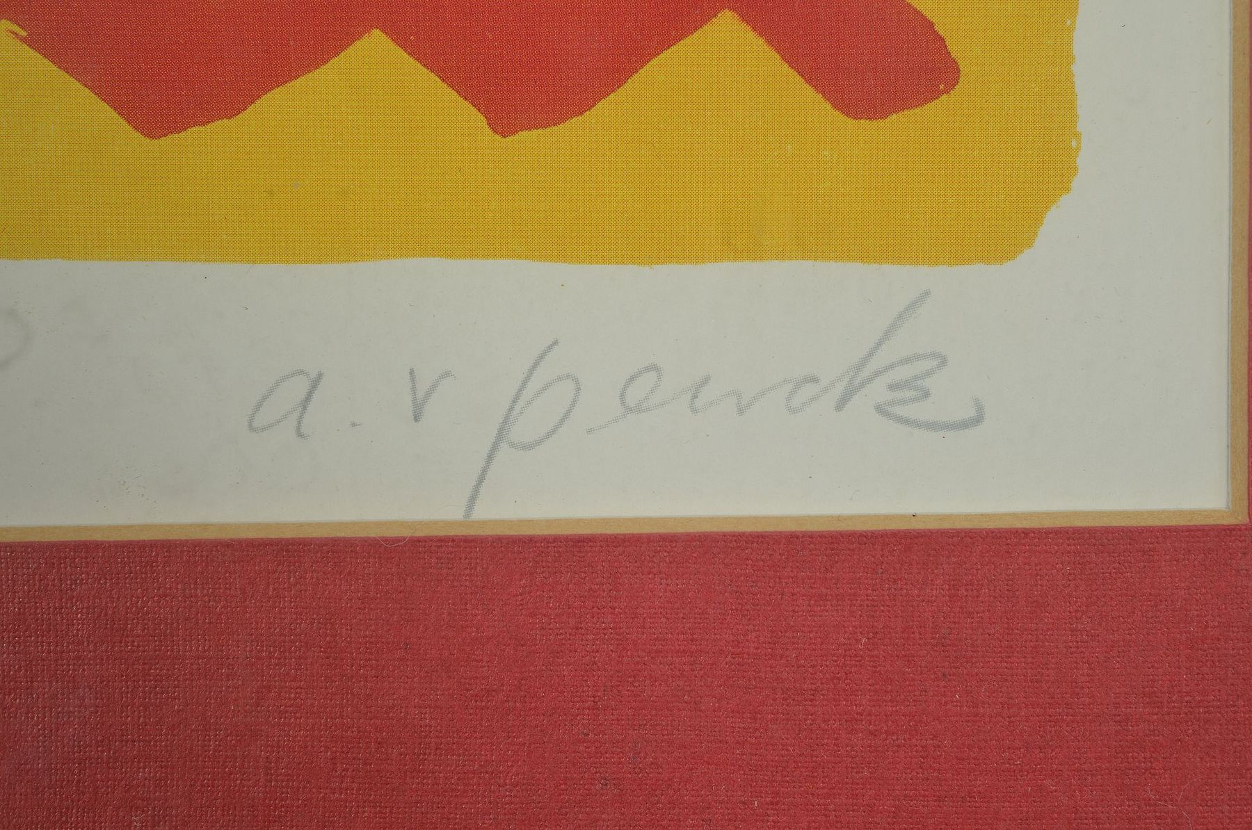 Detail a: A.R. Penck, 1939-2017, Ohne Titel, Farbserigraphie, handsigniert, num. 13/30, ca. 40x31cm/62x50cm, u.Gl., R.