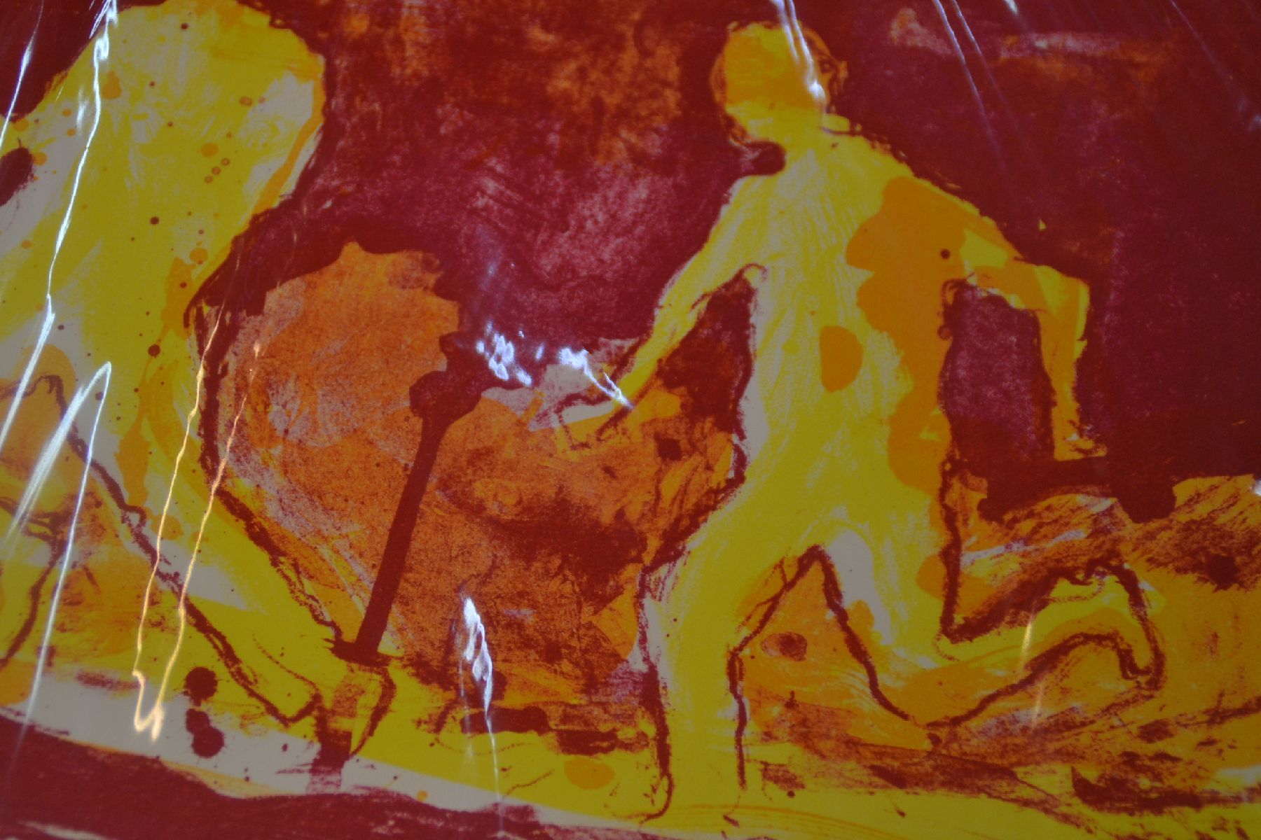 Detail f: Daniel Richter, geb. 1962, Lithografie, monogram., Blattgr. 42x29,5 cm