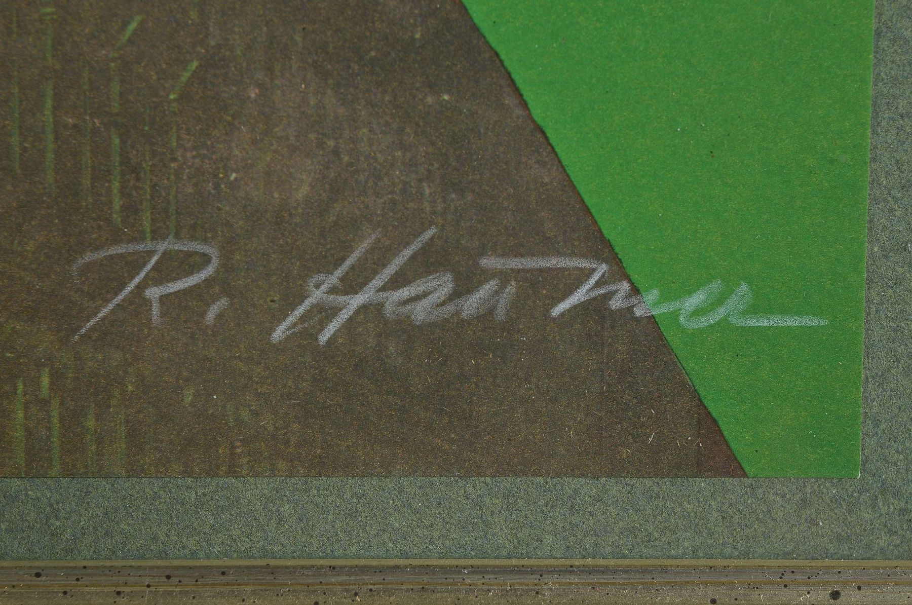 Detail a: Rudolf Hausner, drei Farblithographien: Adam aktiv, Eva kontemplativ, Adam konstruktiv, alle handsigniert und num. 175/3000, je ca. 40x50cm, u.Gl., R.